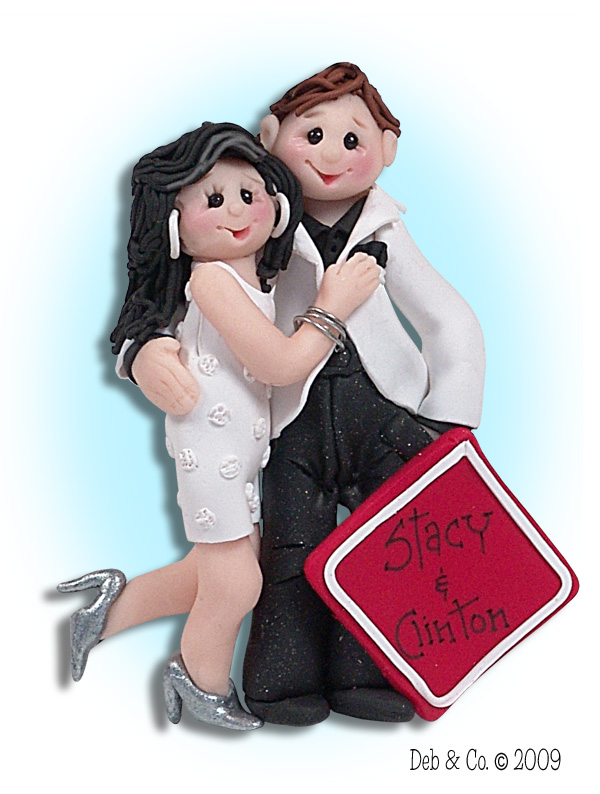 PERSONALIZED ORNAMENTS FOR WEDDING