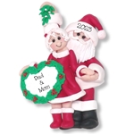 Santa & Mrs. Claus Under the Mistletoe