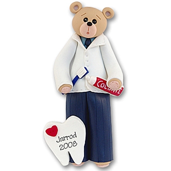 Belly Bear Dentist<br>Personalized Ornament