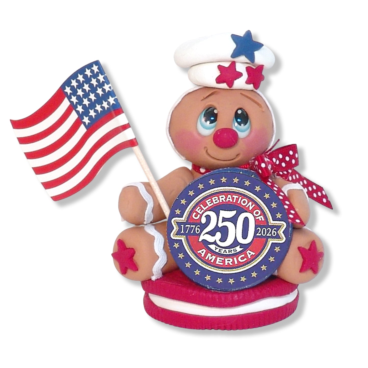 250th Birthday of USA Commemorative Gingerbread Ornament