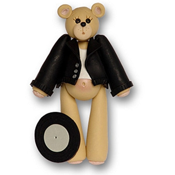 Belly Bear 50's Boy Personalized Christmas Ornament - ON SALE!