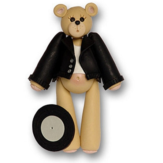 Belly Bear 50's Boy Personalized Christmas Ornament - ON SALE!