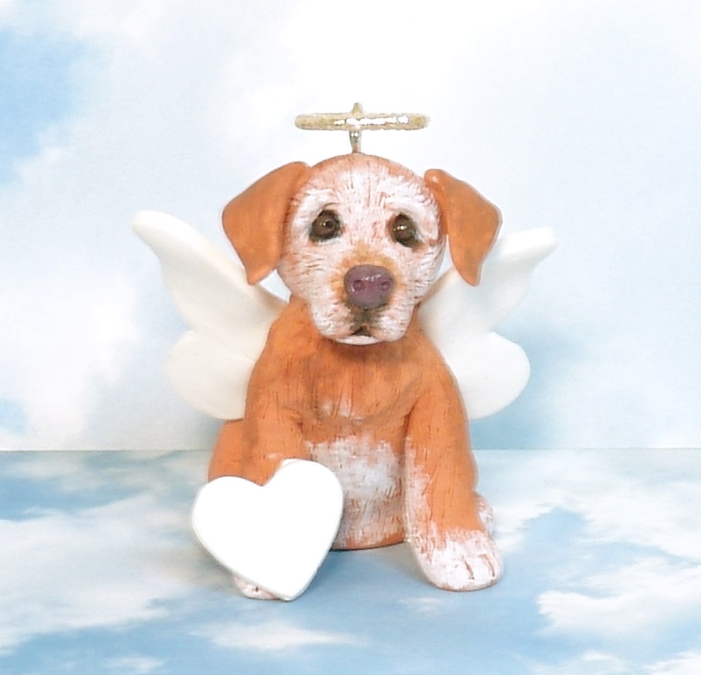 Dog or Cat with Wings and Halo Memorial Ornament