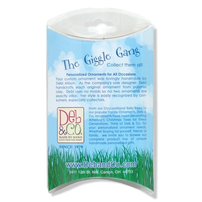 Boy with Kitten Personalized Christmas Ornament in Custom Pillow Box