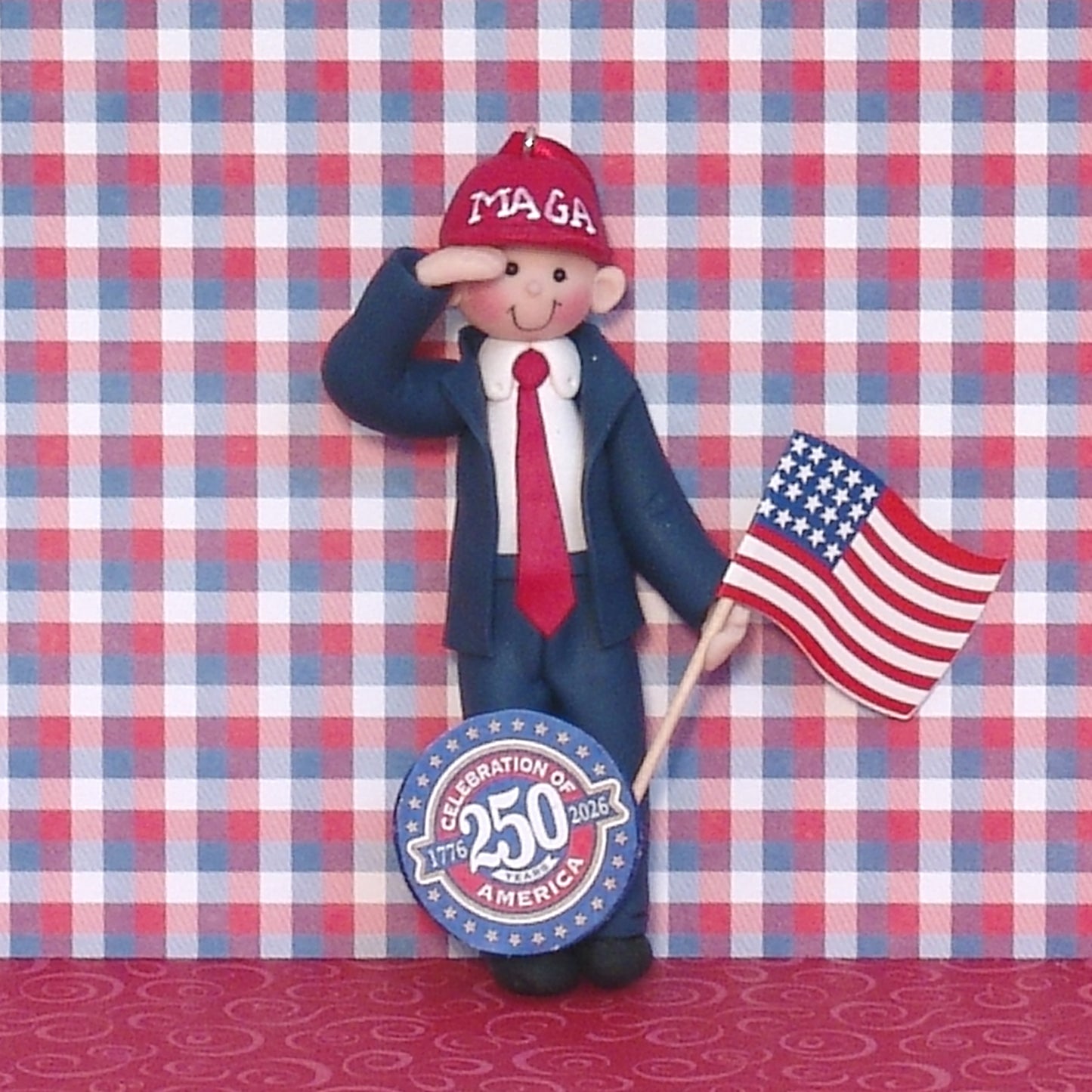 250th Birthday of USA Commemorative Ornament