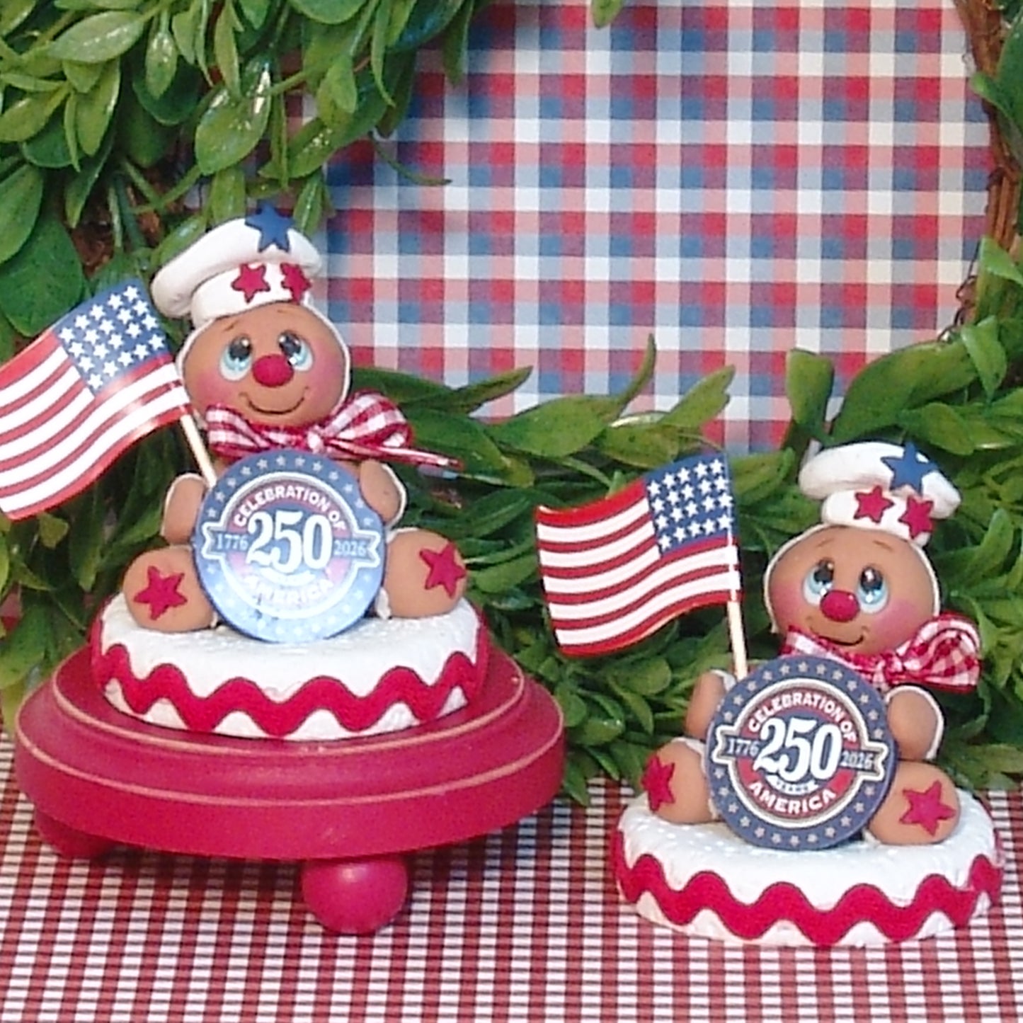 250th Birthday of USA Commemorative Gingerbread Ornament-1