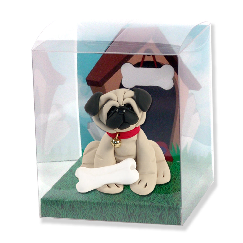 "Duke" the Pug Dog Ornament