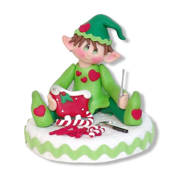 Elf Figurine – Personalized Ornaments by Deb & Co.