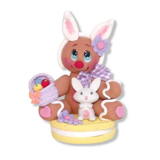 Easter "Gingy" on Cookie Handmade Ornament