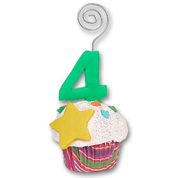 4th Year Cupcake<br>Photo/Place Card Holder