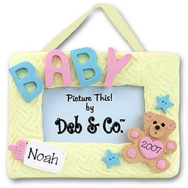 Baby Personalized Ornament Picture Frame