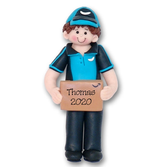 Giggle Gang Amazon Delivery Driver Personalized Ornament - Limited Edition