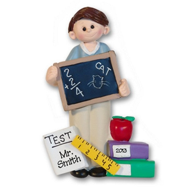 RESIN<br>Giggle Gang Teacher-Male<br>Personalized Teacher's Gift