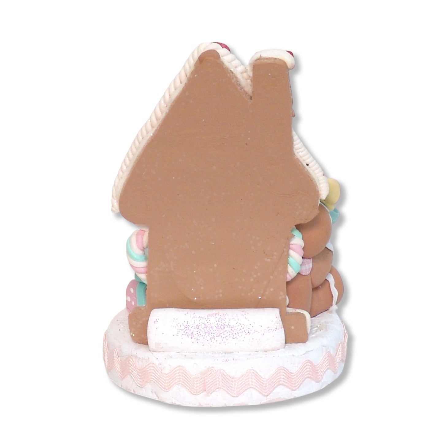 Gingerbread Clay Figure with Gingerbread House & Donut