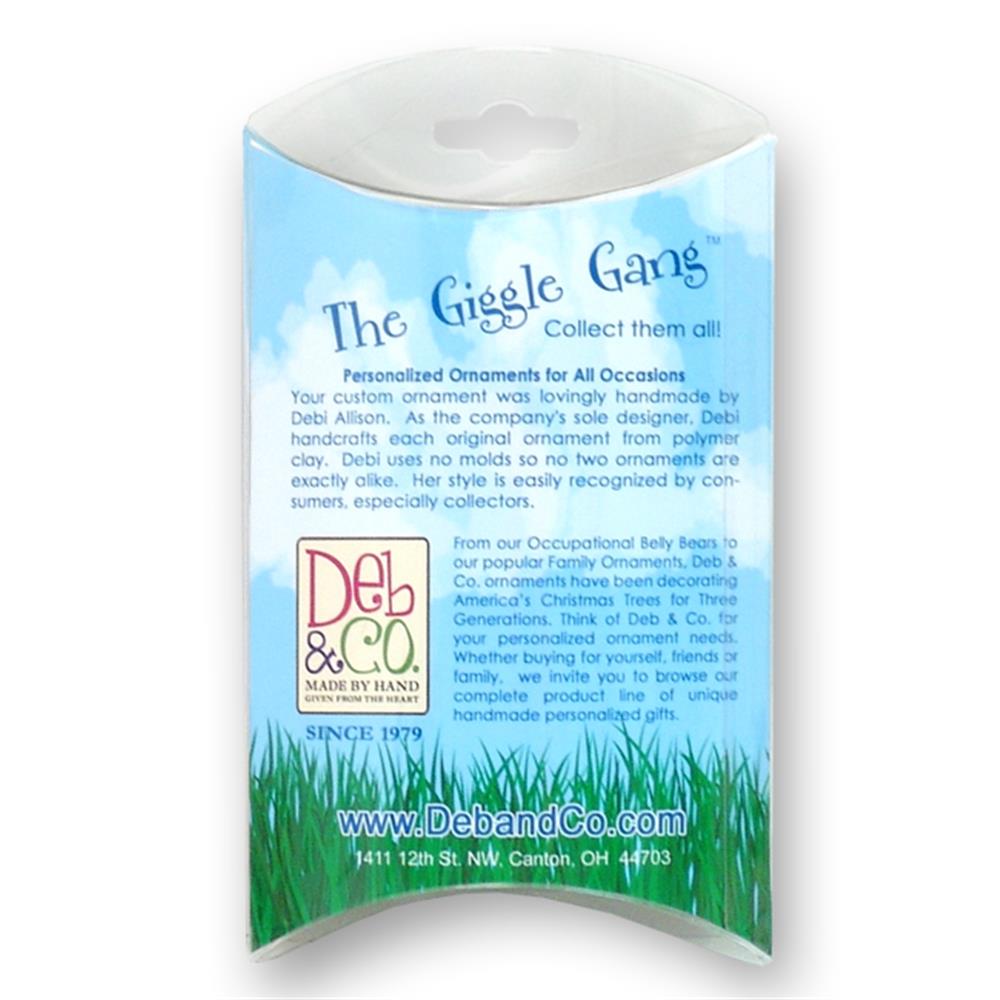 Girl with Kitten Handmade Personalized Ornament