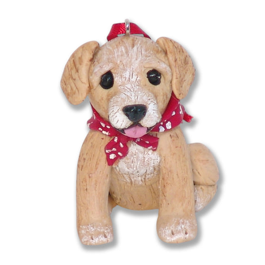 Golden Labrador Retriever Christmas Ornament