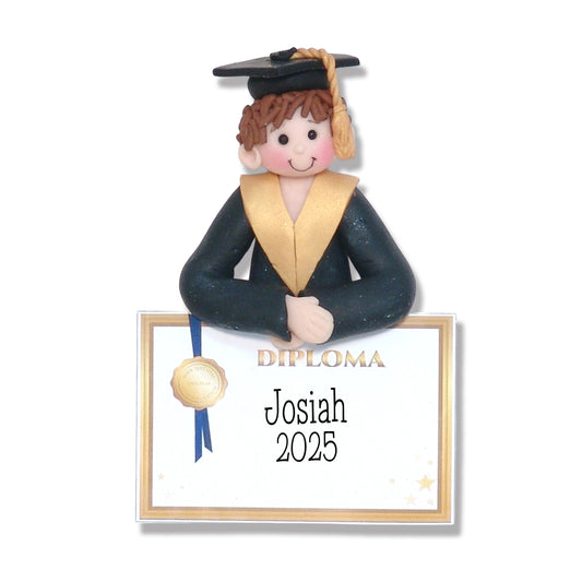 Graduation Christmas Ornament - For the Graduate - Male 1