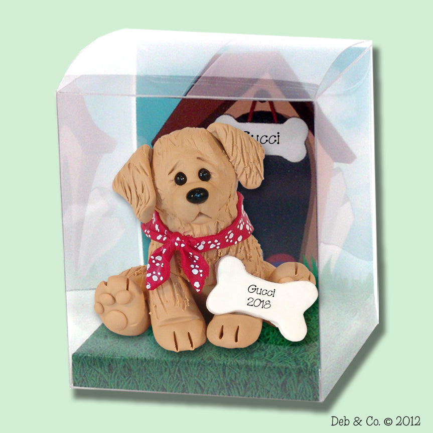 Golden Labrador Retriever Christmas Ornament