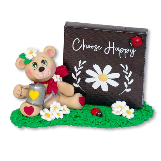 "Happy Henry's Daisy Patch" - Handmade Figurine