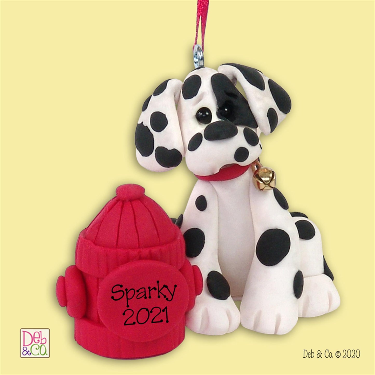 "Sparky" Dalmatian Personalized Dog Ornament - Limited Edition