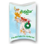 Angelina Angel with Red Hair Personalized Ornament in Custom Gift Box