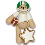 Green Football Belly Bear on SALE!