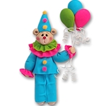 Belly Bear Clown Personalized Birthday and Christmas Ornament