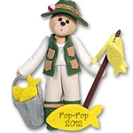 Fisher Belly Bear<br>Personalized Ornament