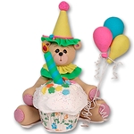 Binkey the Belly Bear Cupcake Figurine Limited Edition