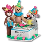 Binkey's Bash Birthday Cake Figurine - Cake Topper - Limited Edition