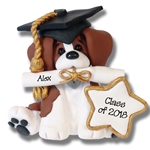 Beagle Graduate / Graduation Ornament - Limited Edition
