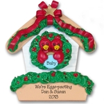 RESIN<br>Rockin' Robin<br>Personalized Family / Couples Ornament