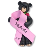 Black Bear<br>Breast Cancer<BR>MEMORIAL-survivor<br>Pink Ribbon-Limited Edition