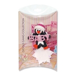 Polly Penguin  Baby's 1st Christmas Ornament for Girl in Custom Gift Box