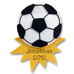 Soccer Ball<br>Personalized Ornament