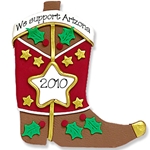 Brown Cowboy Boot<br>Personalized Ornament