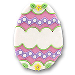 Pink Easter Egg<br>Personalized Easter Ornament