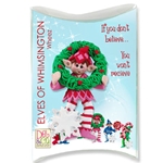 Z-NEW Whizzo Personalized Elf Ornament in Custom Gift Box