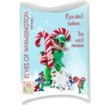 Z-NEW Wheez Personalized Elf Ornament in Custom Gift Box