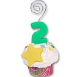 2nd Year Cupcake<br>Photo Holder/Place Card