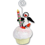 Petey Penguin Cupcake<br>Photo/Place Card Holder