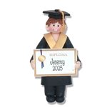 Graduation Christmas Ornament - For the Graduate - Male