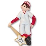 RESIN Giggle Gang Baseball Player Personalized Ornament