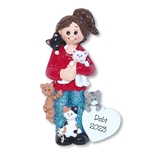 Crazy Cat Lady Personalized Christmas Ornament - RESIN