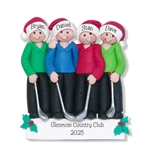 Personalized Golf Foursome Ornament