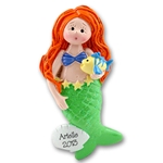 Giiggle Gang Mermaid Personalized Ornament - RESIN