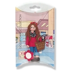 Girl with Cell Phone & MK Handbag Personalized Ornament - Limited Edition