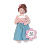 Expecting Mom Handmade Personalized Pregnant Ornament