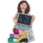 RESIN<br>Giggle Gang Teacher<br>Personalized Ornament-Female<br>Teacher's Gift