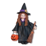 Halloween Witch Handmade Personalized Ornament